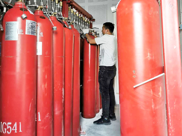 IG541氣體鋼瓶檢測(cè)充裝