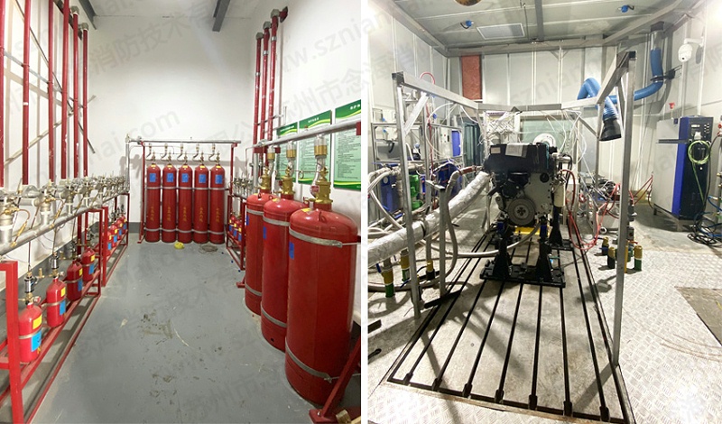 汽車實驗室管網七氟丙烷滅火系統