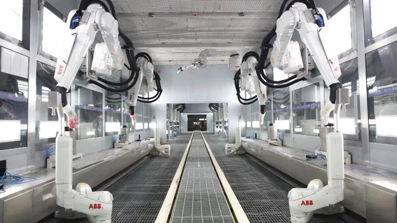 汽車噴漆涂裝車間氣體滅火系統