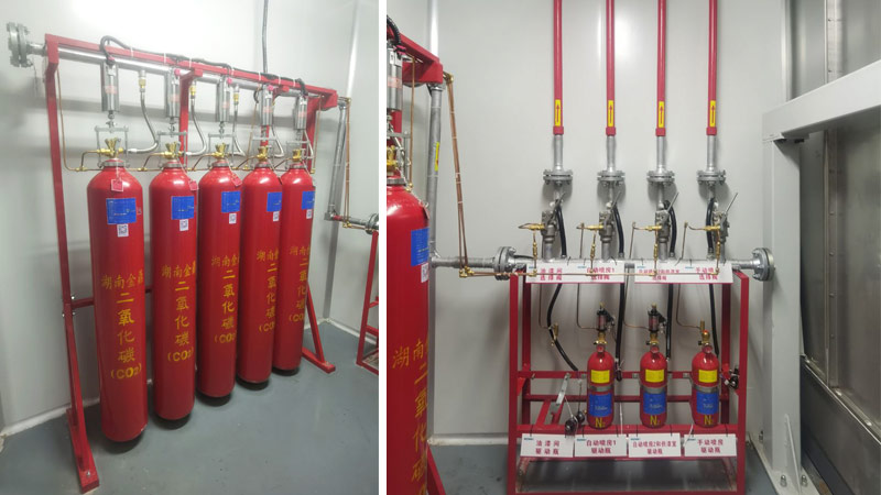 汽車噴漆涂裝車間氣體滅火系統