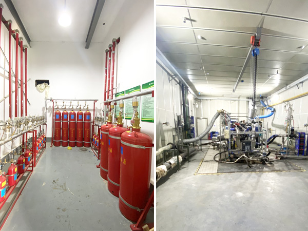 汽車發動機實驗室七氟丙烷滅火系統
