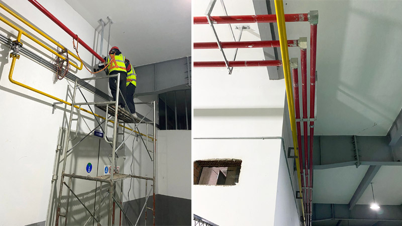 汽車發動機實驗室七氟丙烷