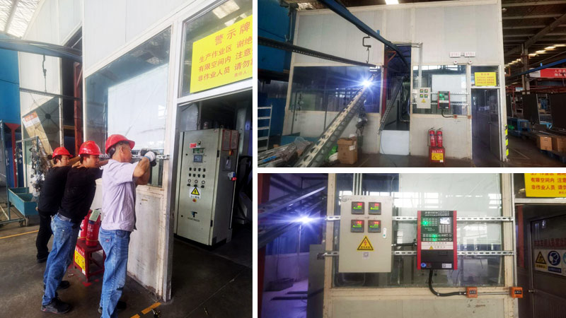 自動噴粉房消防系統