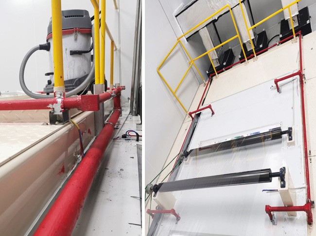 涂布機氣體滅火系統管道施工圖