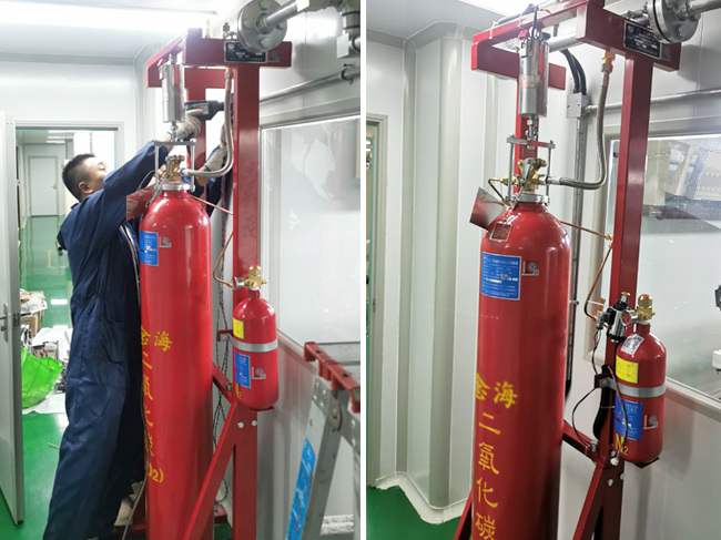 涂布機氣體滅火系統裝置安裝