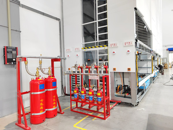 立體貨柜七氟丙烷滅火系統