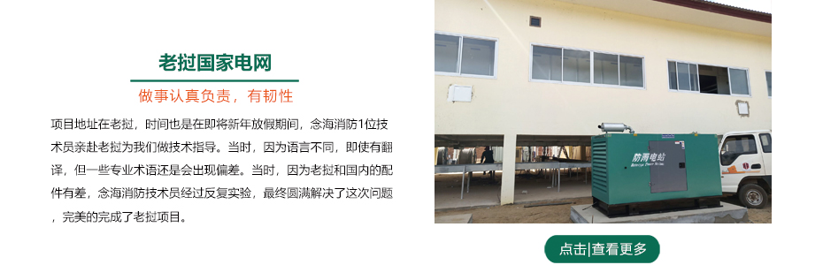 老撾國家電網柜式七氟丙烷滅火裝置