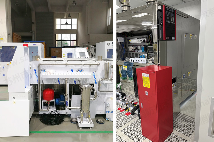 半導體清洗機滅火裝置