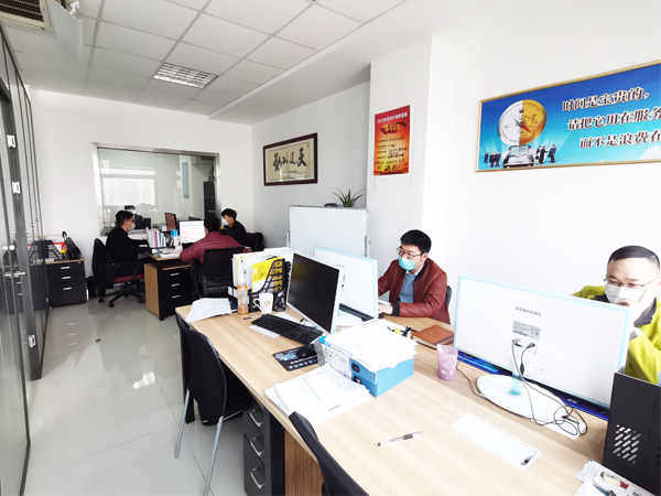 念海消防銷售部一角