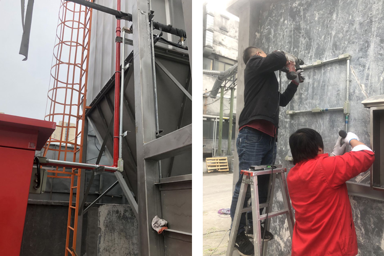 除塵設備滅火裝置4