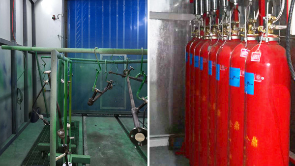 涂裝車間噴漆房滅火系統