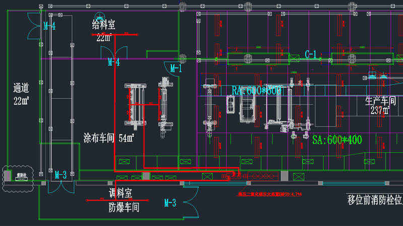 涂布機氣體自動滅火系統