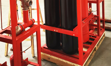 外貯壓七氟丙烷滅火系統支架