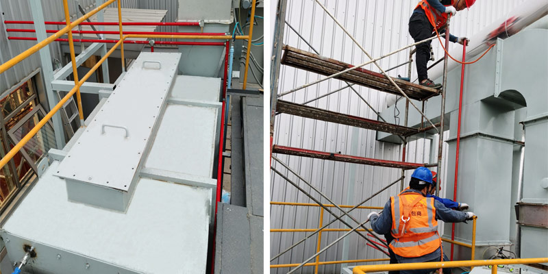 除塵器高壓二氧化碳滅火系統