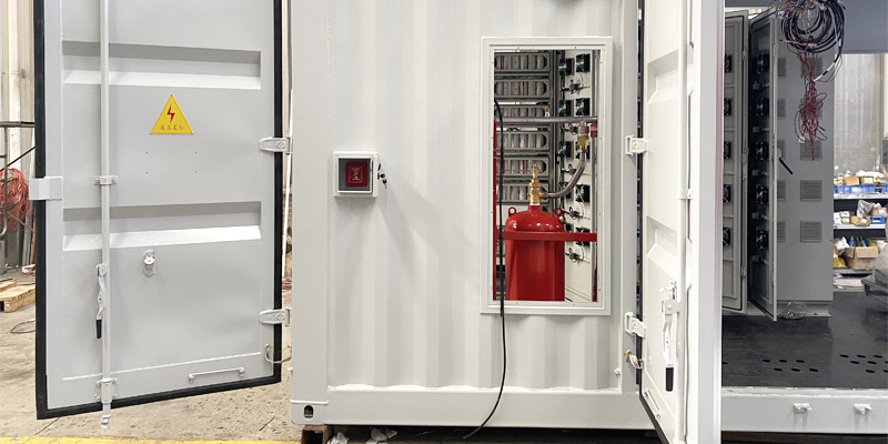 儲能集裝箱七氟丙烷滅火系統