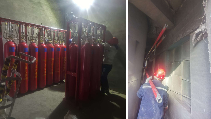 水泥廠煤粉倉氣體滅火系統