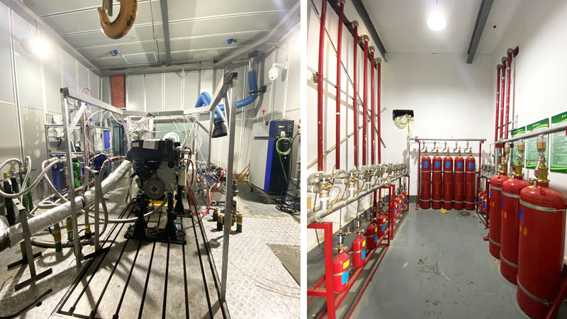 發動機實驗室氣體滅火系統