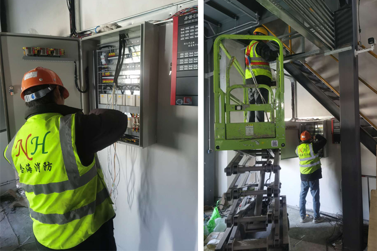 整車電動增程器熱試設備消防滅火系統